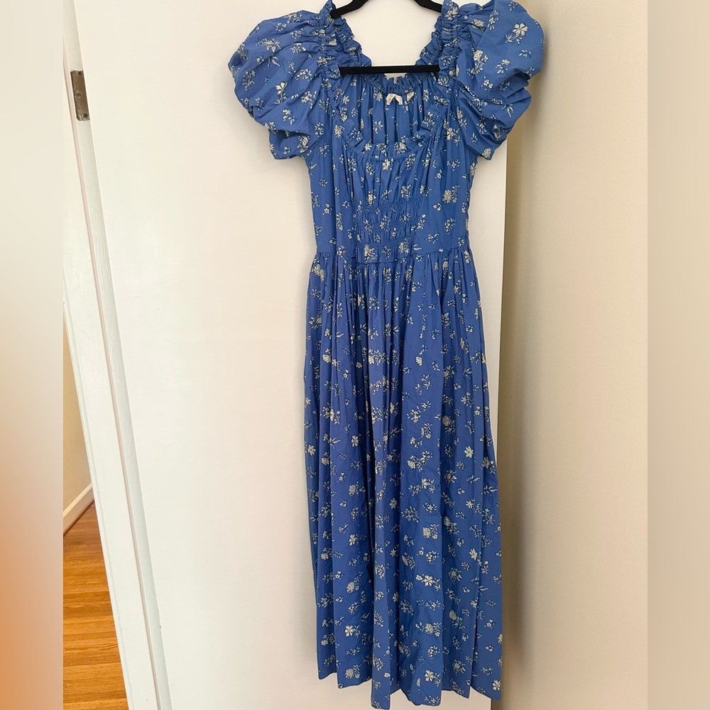 Doen Blue Floral Dress